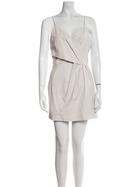 IRO Lamb Leather Mini Dress 40 M 8
